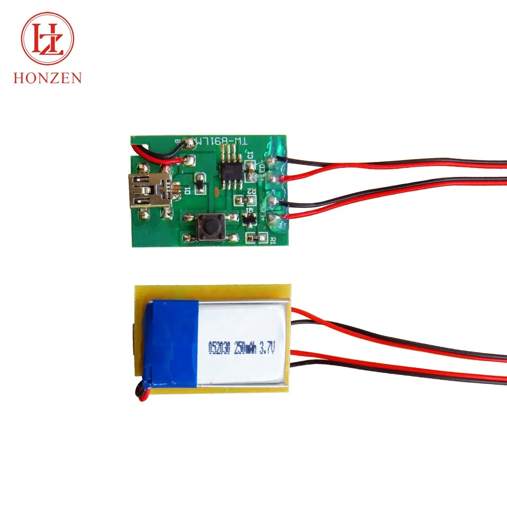 Best sell custom wired led flashing lights with rechargeable battery