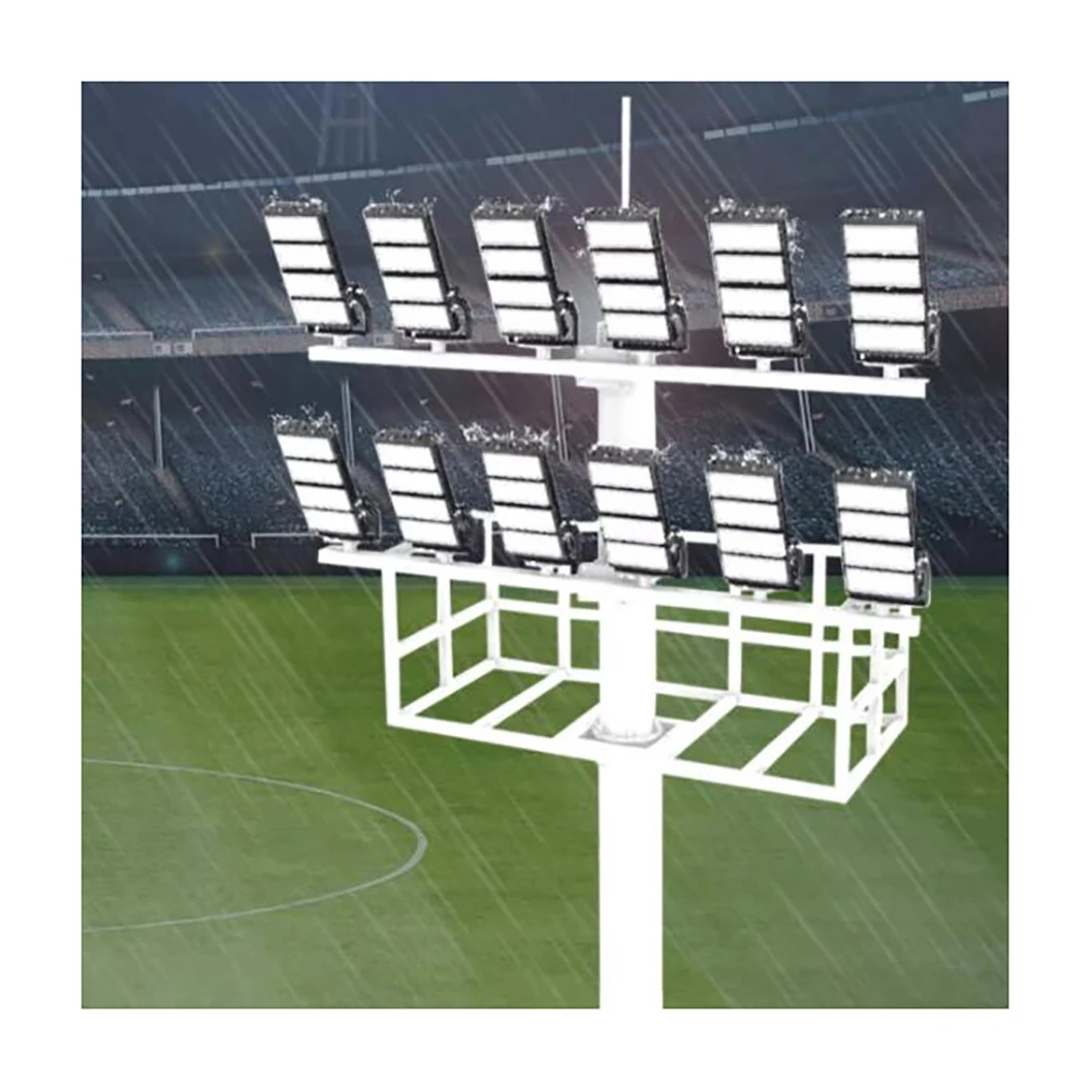 JS IP65 High Mast Lights 100w-600w  Tennis Court Flood Light Stadium Sport Football Field Light