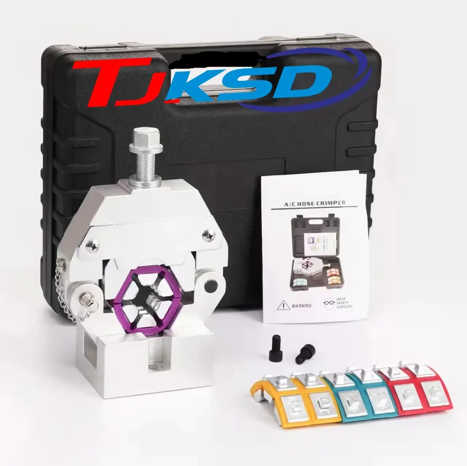 CE certified by Chinese professional manufacturers 3inch hydraulic hose pressing tool small type portable ac hose crimper kit