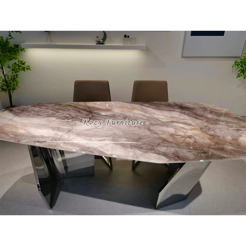 Modern Luxury Living Room Home Furniture Office Dining Table Set