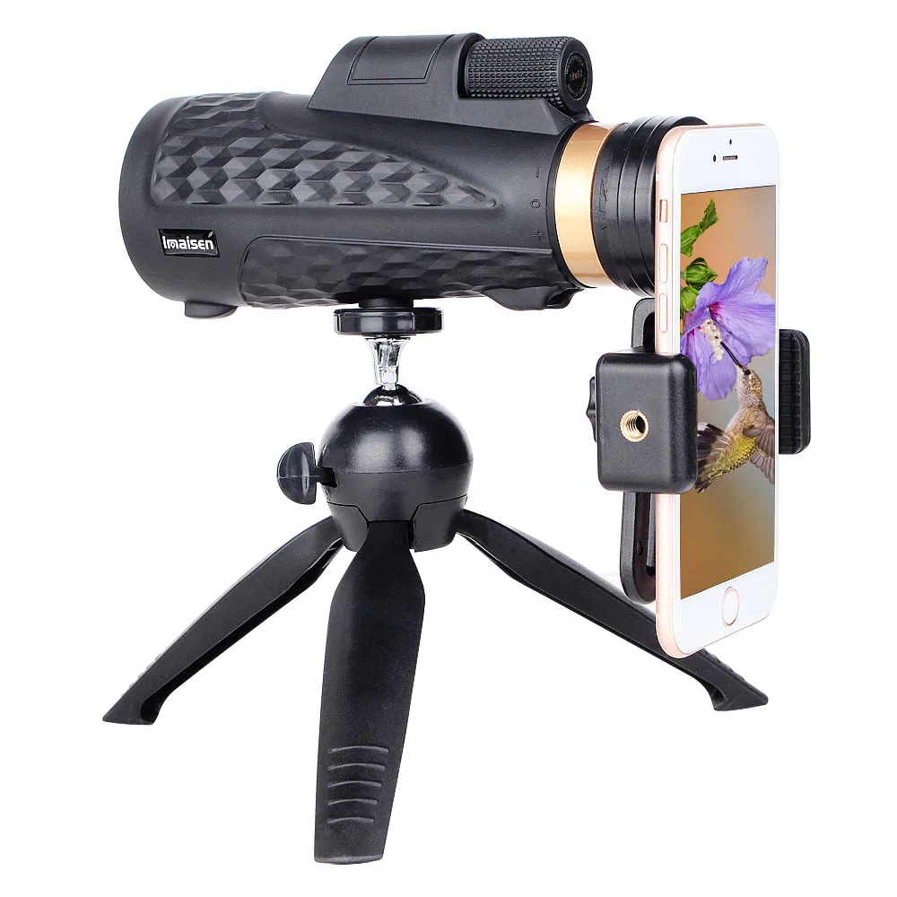 Hot Sale New monocular telescope 12x50 12x60 18x62 HD BAK4 High Power Waterproof  Telescope Monocular for Hiking Camping Sports