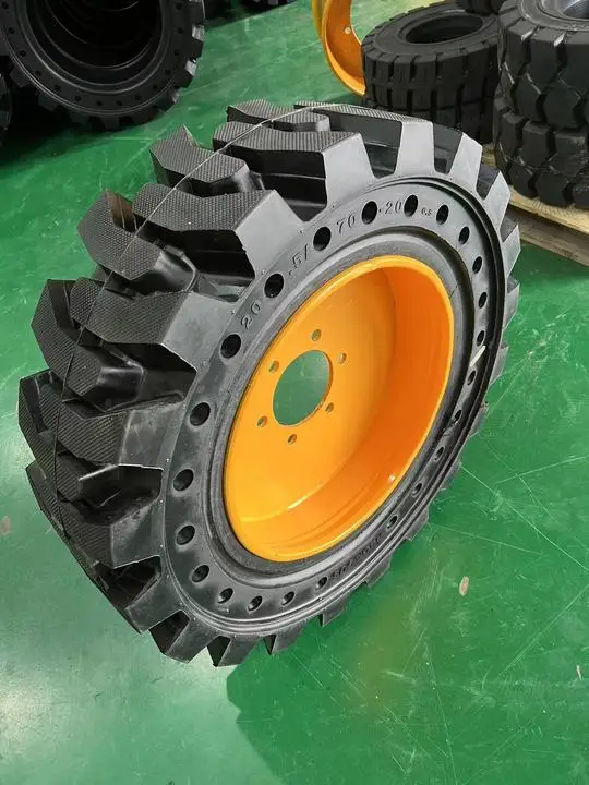 Solid Wheel Tire for Forklift Steer Wheel Loader