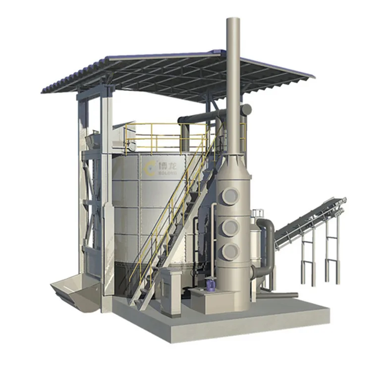 poultry manure organic fertilizer processing plant stainless steel fermentation tank