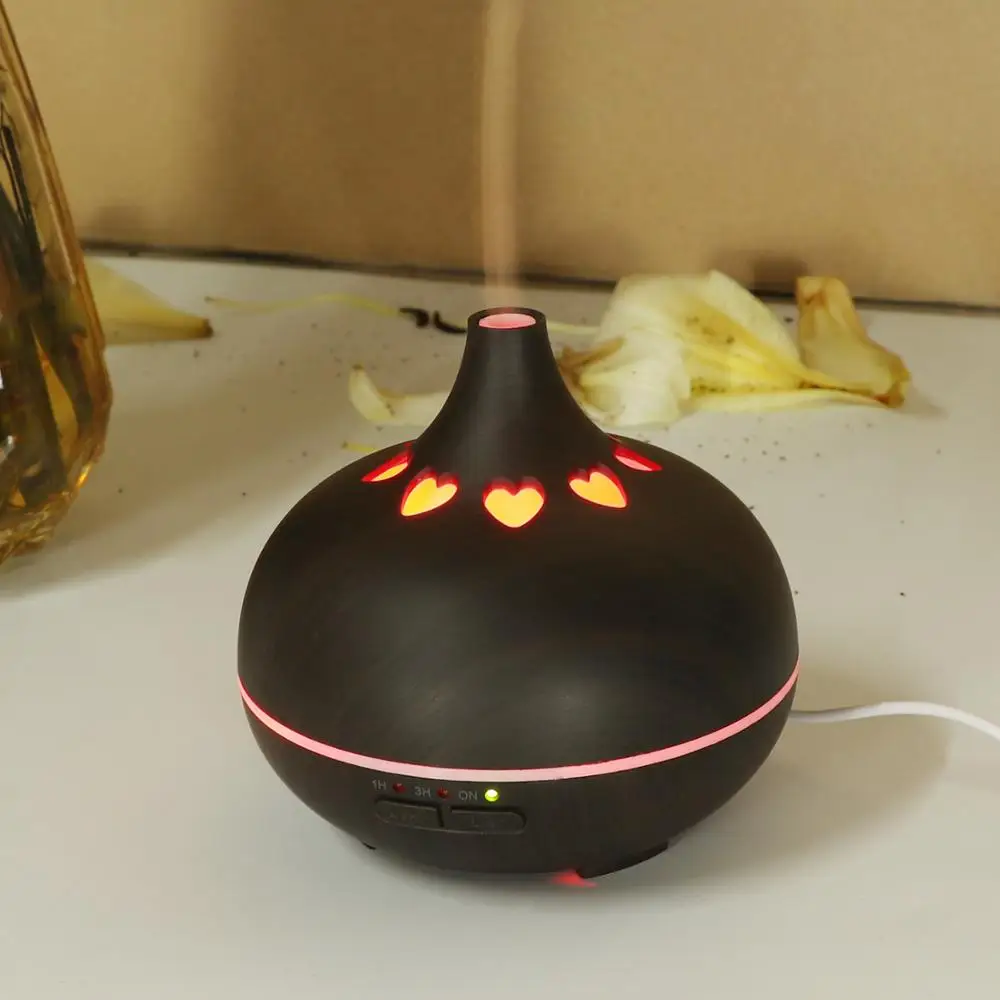 150ML Ultrasonic Cool Mist Humidifier, Aromatherapy Essential Oil Diffuser With 7 Color LED Lights Changing, Auto Shut-Off