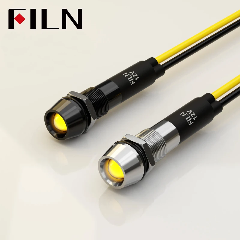 Manufacturer AC Panel Mountled LED indicator light Equipment  red yellow blue white green