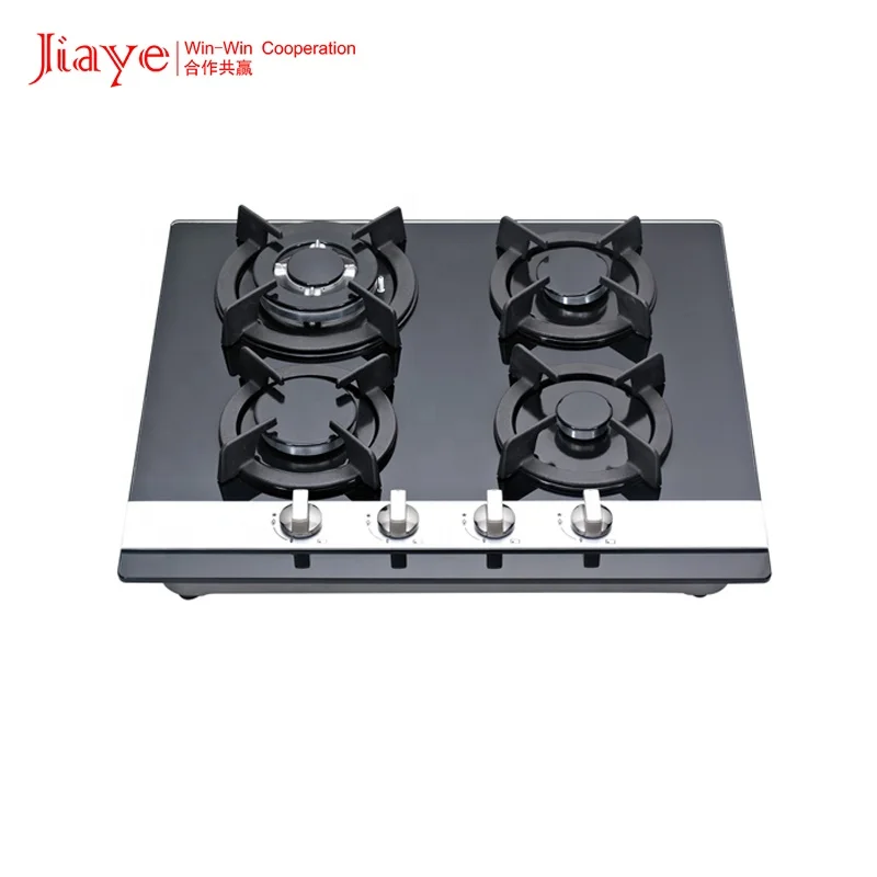 Factory hot sale glass top stove built in gas cooker with safety device good price electric gas cooktops gas hob