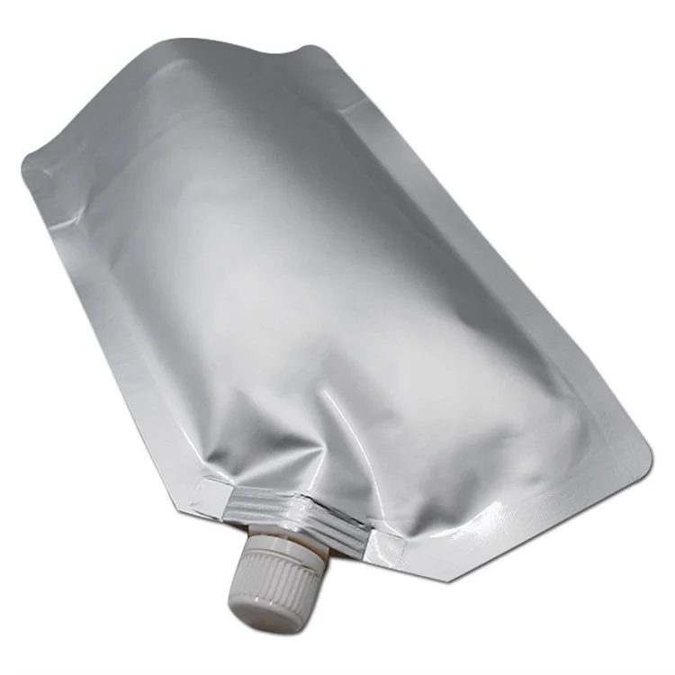 Custom corner spout aluminum foil stand up spout pouch for tomato sauce/ ketchup/mayonnaise/Jam/ milk /liquid packaging