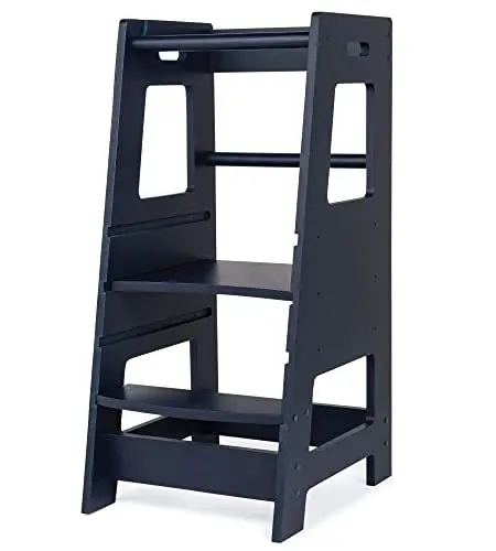 Wooden Kid Kitchen Helper Step Stool Learning Tower Non-Slip All Kinds Kids Bamboo Kitchen Toddlers Tool