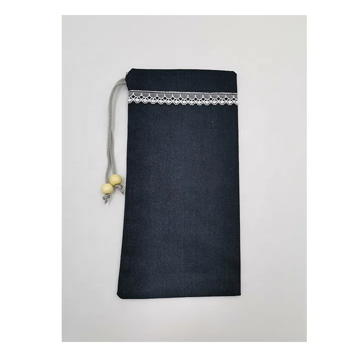 Custom your own logo 100% Silver Fiber Fabric Lined pocket Radiation Blocking pocket