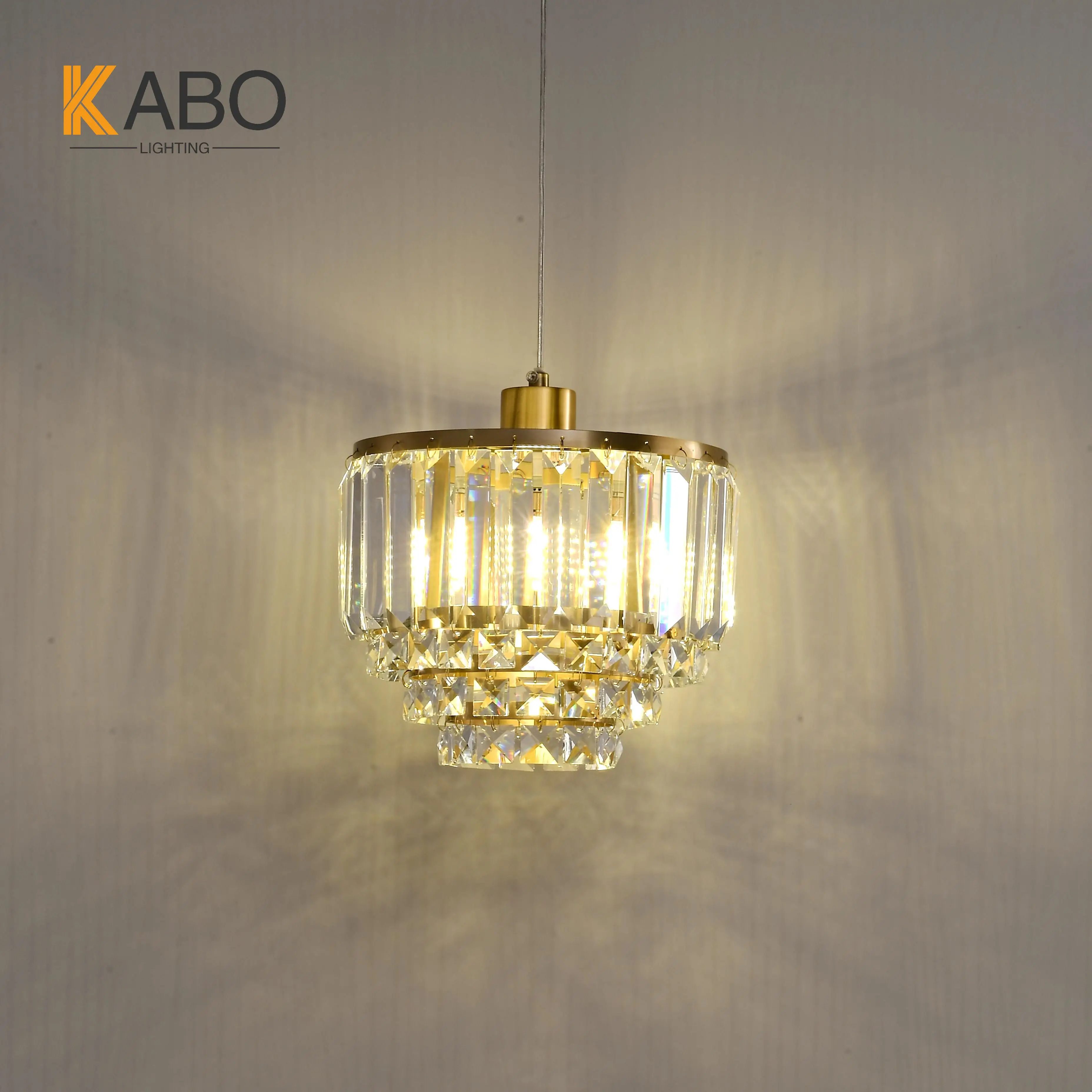 Современная Роскошная гостиничная подвесная люстра из латуни