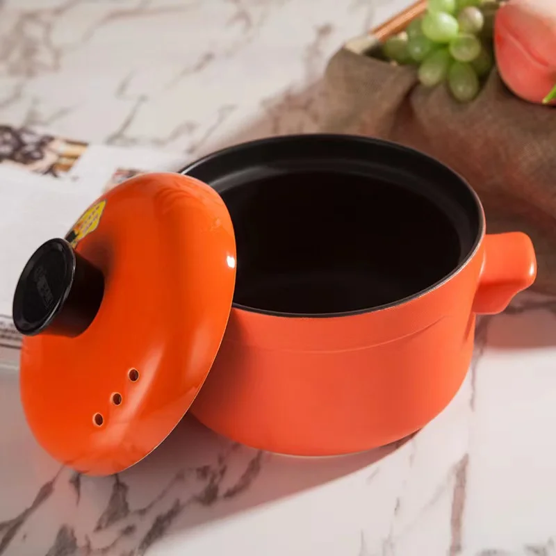 Новый дизайн, лидер продаж, керамическая кастрюля, кухонный горшок для тушения с крышкой