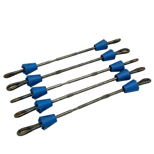 Standard Snap Ties 2250 lbs with Hex Head 1 inch Plastic Cone for Steel Framed Modular Panels