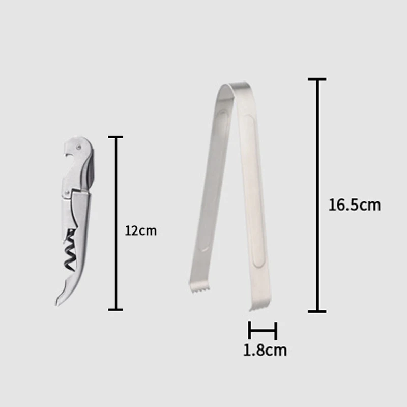 barware set 17 pcs bartender kit private label 304 stainless steel profesional cocktail shaker set with accessories