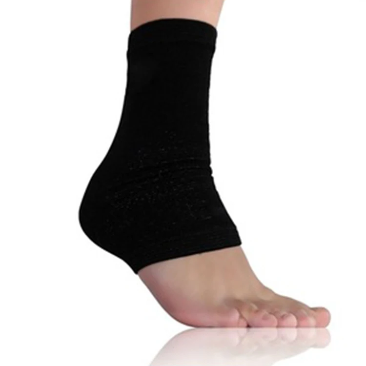 Облегчение боли в пятке для занятий спортом на открытом воздухе медь нейлон полупальцевая компрессионная поддержка лодыжки мужчин и