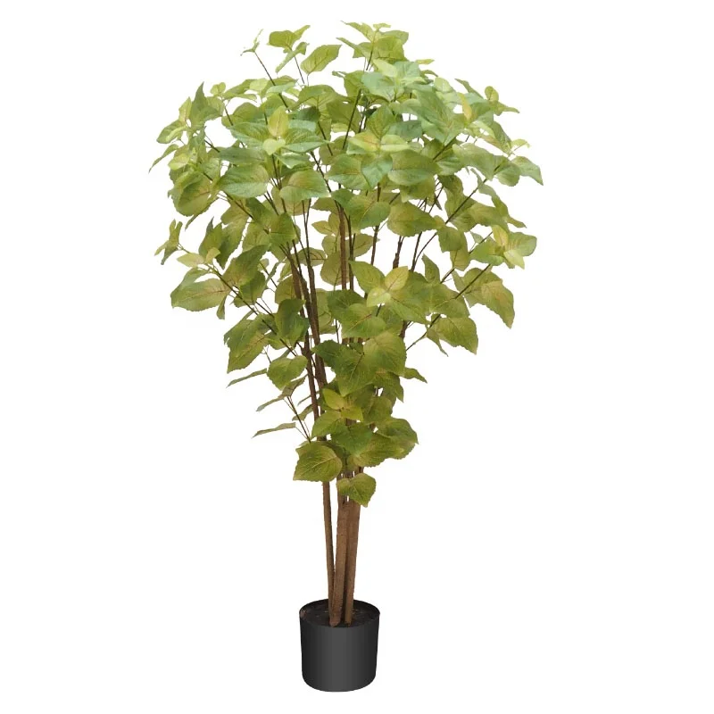 Oh Arts Best Selling 120cm 4ft artificial tree with lifelike 346 leaves faux plant artificial perilla tree for living room