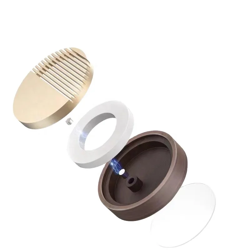 Пользовательский роскошный Твердый металлический алюминиевый автомобильный освежитель воздуха, диффузор