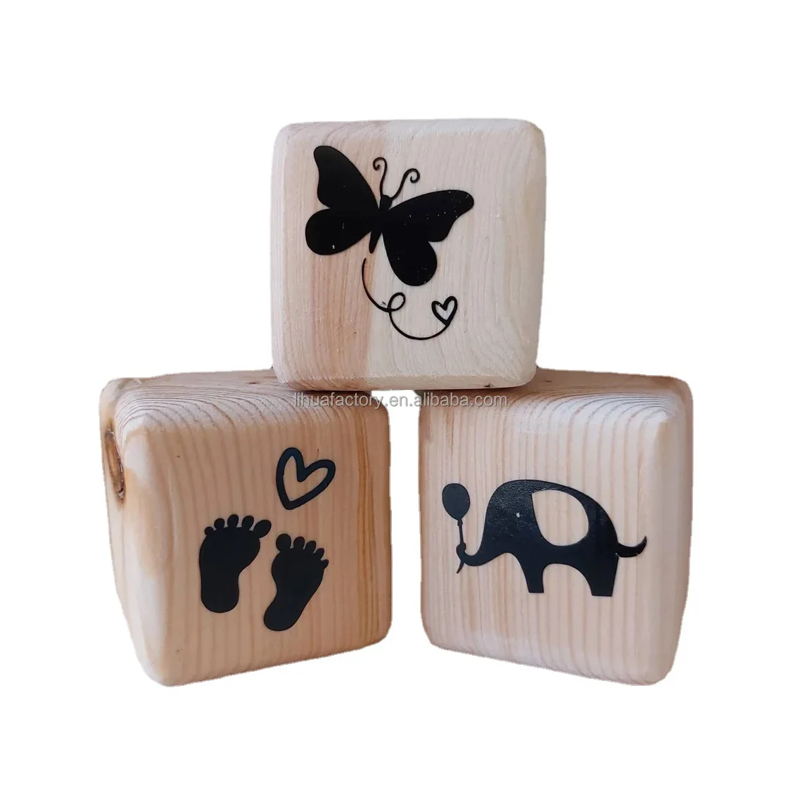 dice custom 10Mm 20MM 30MM   custom dice set , Personalised Baby Birth Block Keepsake Cube