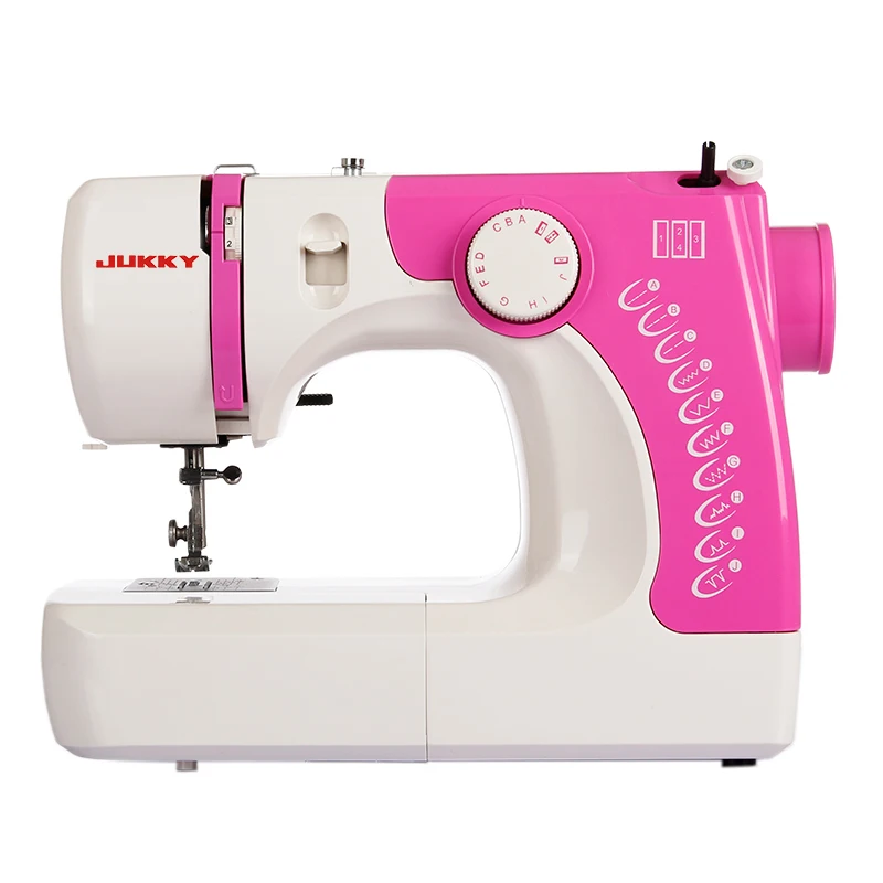 Good price JUKKY 1212 multi-function sewing machine mini household sewing machine Small body beautiful and easy to carry.