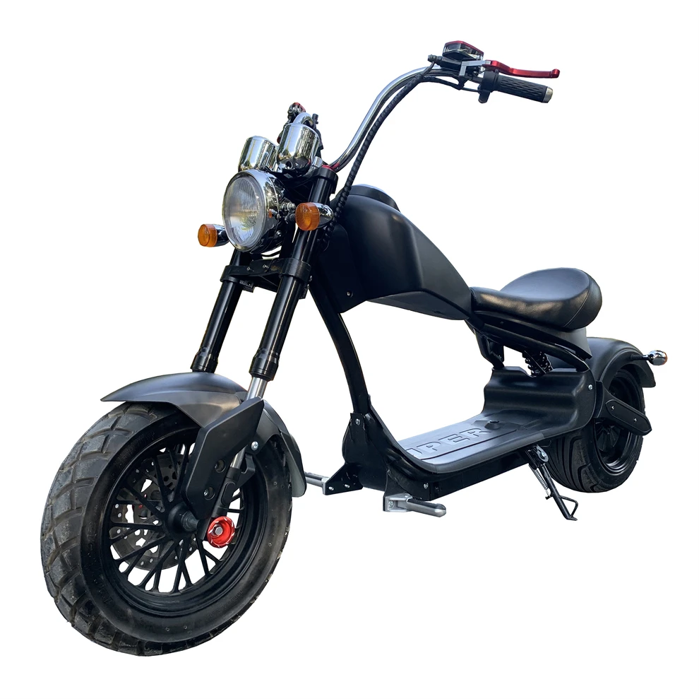 European Warehouse Popular Citycoco Scooter Adults off Road Electric Motorcycle 2000W 60V 12AH