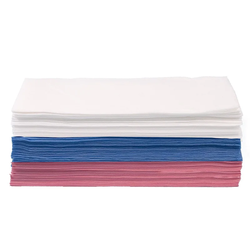 Breathable and comfortable Bed Sheet  PP Non Woven Disposable for  Hospital Use Lying face hole 80*190 50 pieces/bag