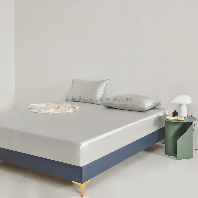 100% Pure Silk Bed Sheet Set Comforter 4PCS silk Set Bedding Set Four Pieces 22 Momme