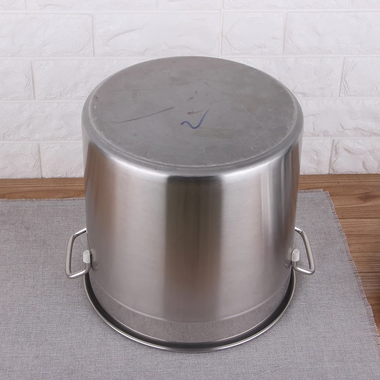 Stainless Steel 50L Big Size Insulation Barrel Big Pots for Cooking Induction Hot Pots Cooking Soup Stock Pots