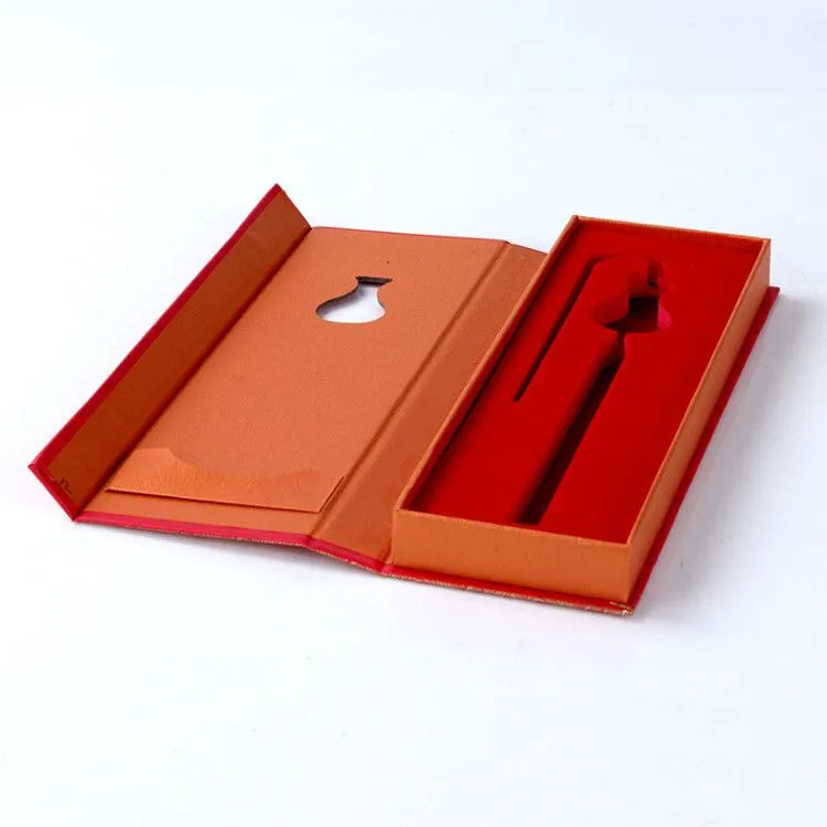 China Wholesale New Arrival Red rigid cardboard Jewelry Box Ring Earrings Pendant Necklace Box Jewelry Packaging