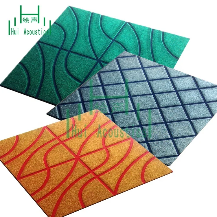 Polyester Walls Wall Cover Fiber Polyester Resin Panel