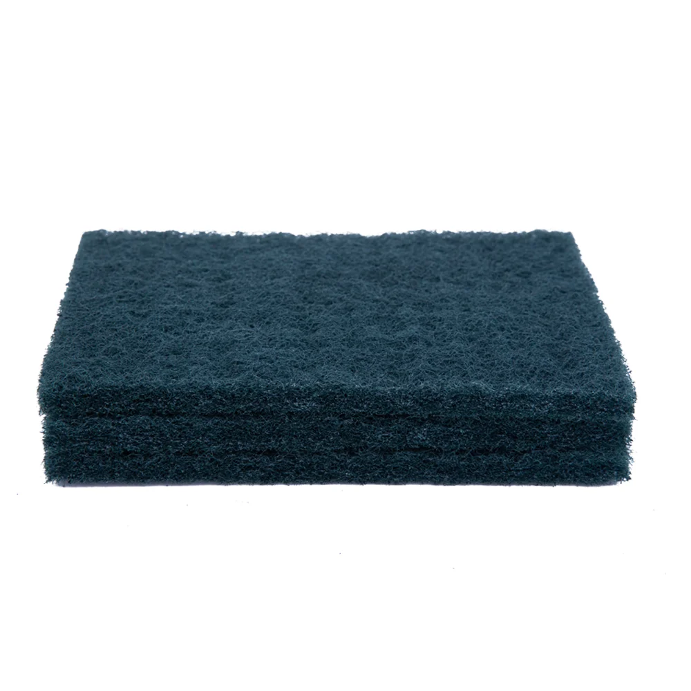 DH-C2-10 kitchen tool sponge scrubber silicone nylon scouring pad pad in roll green scrub sponge roll