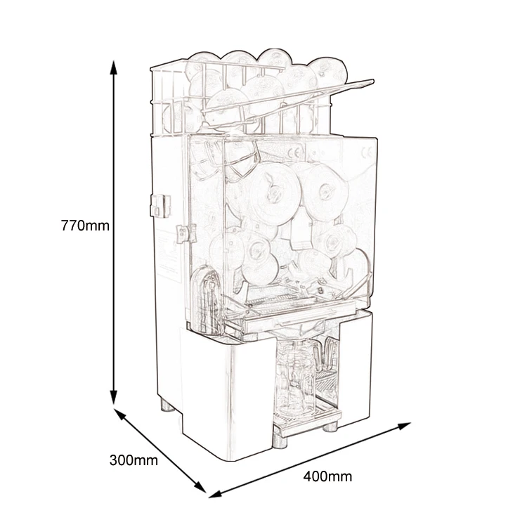 High speed extrusion commercial orange juice machine fresh orange juice machine orange machine juice with KC certificate