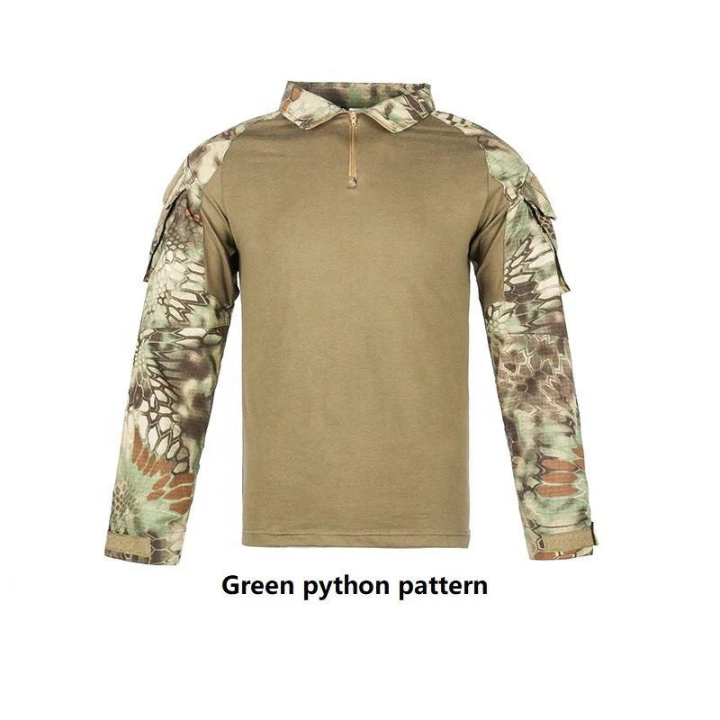 Upgrade G3 Tactical clothing  Knitted Long Sleeve Shirt Tactical Gear Men BDU Frog Breathable Combat Cop shirt