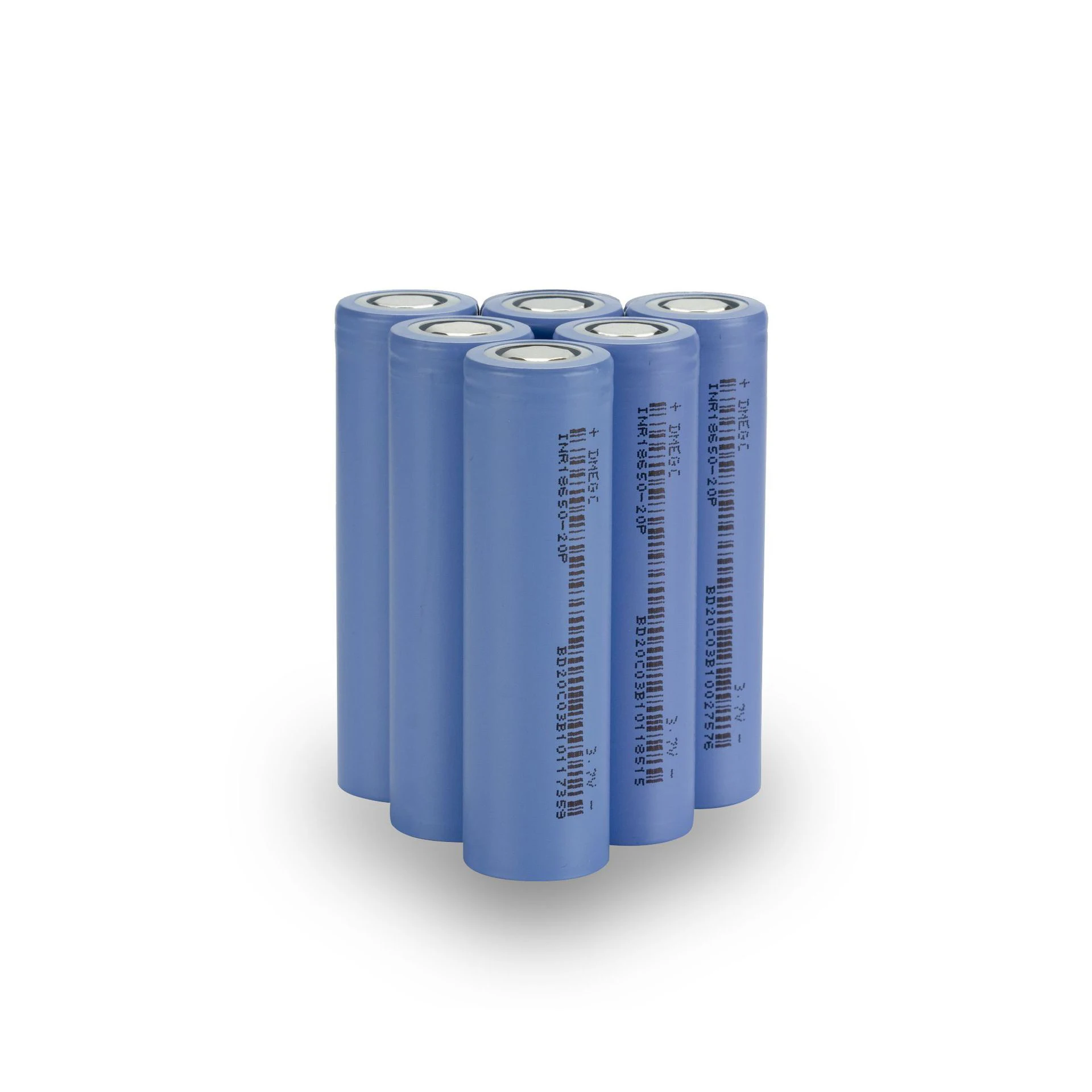 20A Discharge Rate Lithium Ion 18650 Battery for DMEGC INR18650 3.7V Bike Battery 2000mAh Lithium Battery for Motorcycle