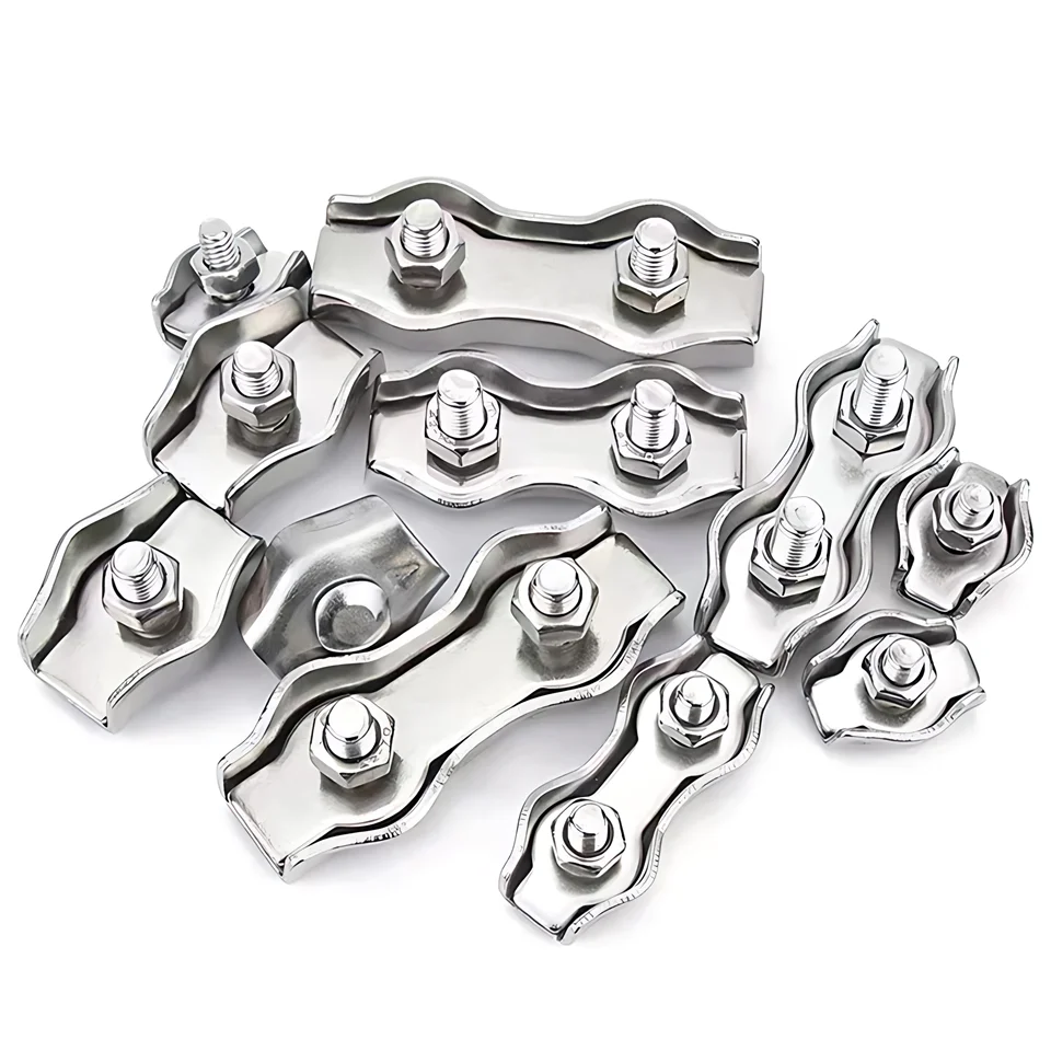 Rigging hardware duplex wire rope clip Stainless Steel Wire Rope Clip Cable Clamp