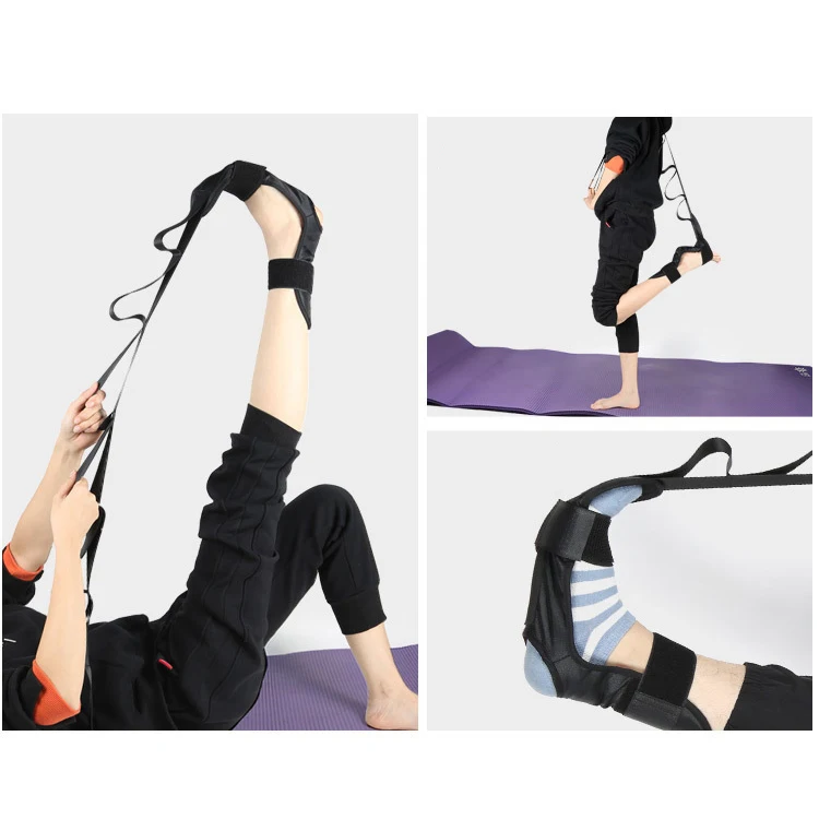 Plantar Fasciitis straps Loops Ligament Exercise Training Belt stretch out strap