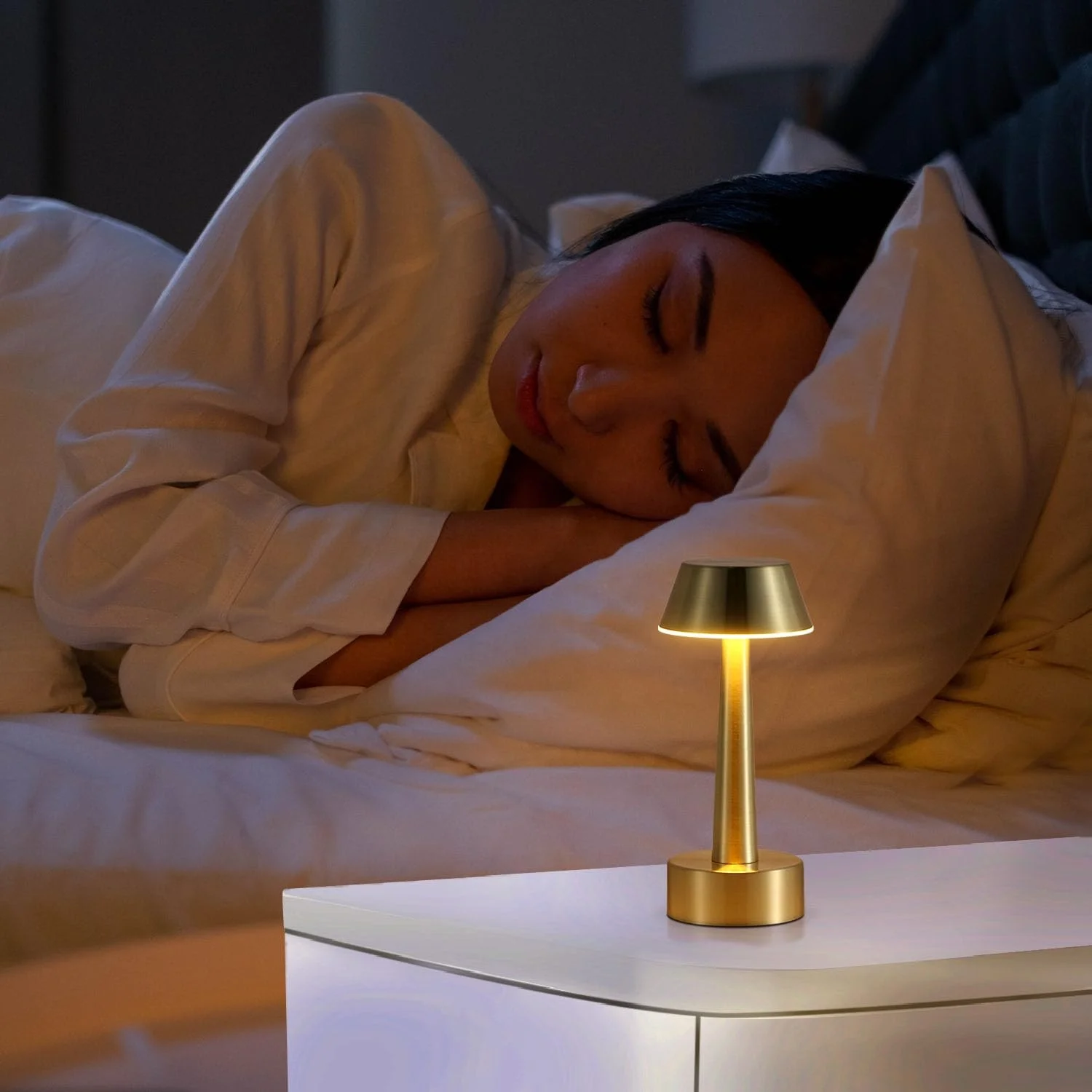 Foryoudecor OEM touch sensor LED control designer led table lamp gift for bedside reading room