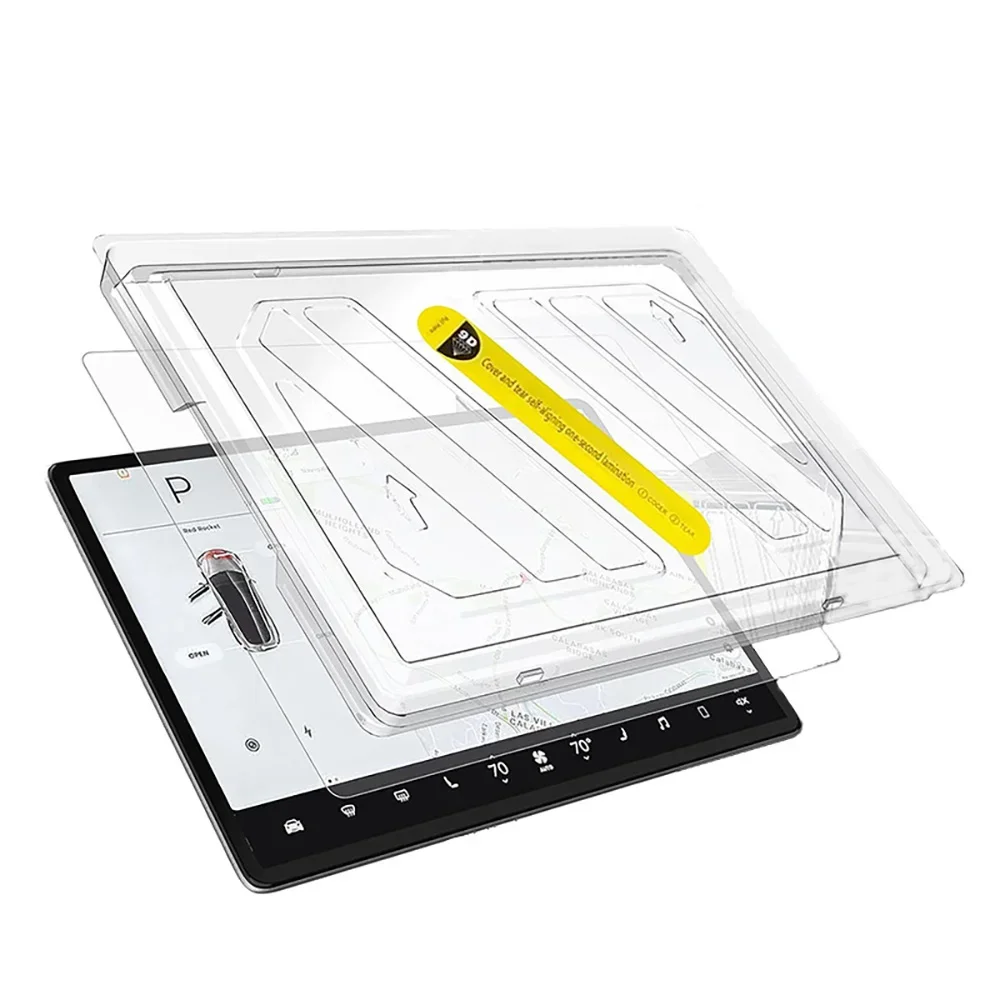 HD Tempered Glass Screen Protector For Tesla Model 3 Y Highland Accessories Matte Glare HD Center Control Film Protection