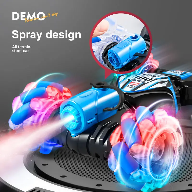 2024 Wholesale 2.4g Dual Remote Control Gesture Sensor Toy Cars Promotional Stunt Rc Car Stunt Twist Rc Car With Light Music
