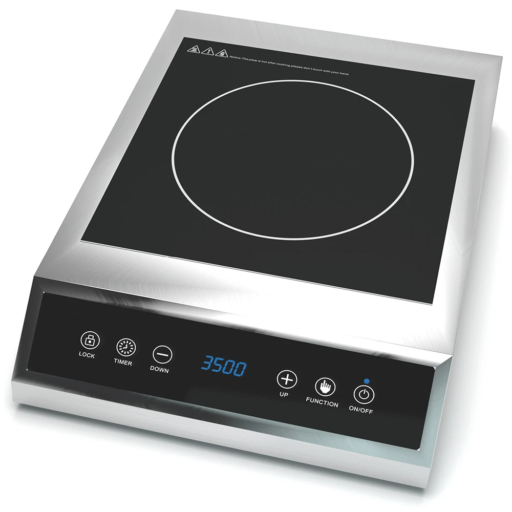 OEM 1000w Black Glass Touch Sence Induction Stove And Infrared Cooker  12v 24v Volt Dc Solar Induction Cooker Built In