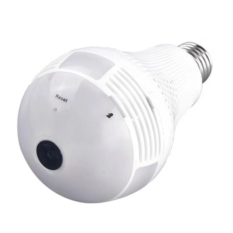 1080P HD Panoramic FishEye 360 Degree Home Security Camera Wireless IP Camera Wifi Light Bulb Camera
