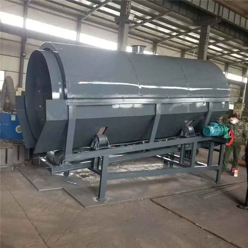 Heavy Duty Mobile Topsoil Rotary Drum Screening Machine Price Stone Trommel Screen Sand Screening Machine