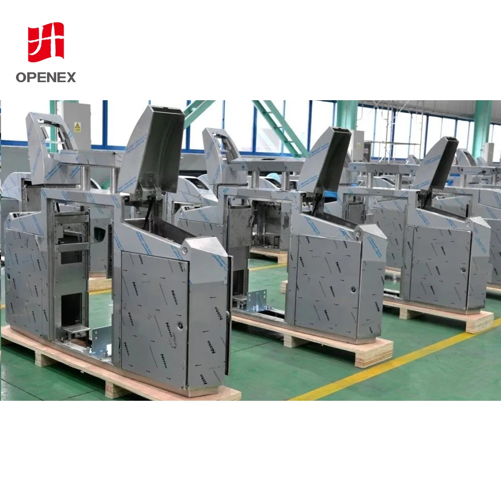 OEM Metro Turnstile Cabinet Carbon Galvanized Stainless Steel Large Precision Custom Sheet Metal Fabrication