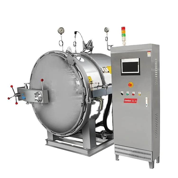 Food grade stainless steel canned food retort sterilizer autoclave machine