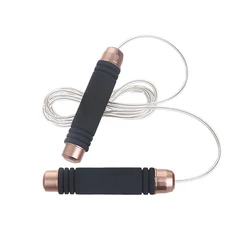 Black Durable Adjustable Length Speed Indoor Shoes Adult Heavy Muay Thai Swivel Low Moq Aluminum Jump Rope With Bolder Rope