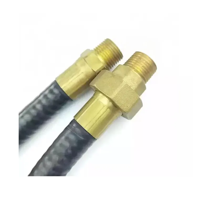 Zg Egyptian Hydraulic Rubber Gas Cooker Hose Flexible Corrugated Natural Pipe Stainless Steel Gas Hose Gas Protect Hose