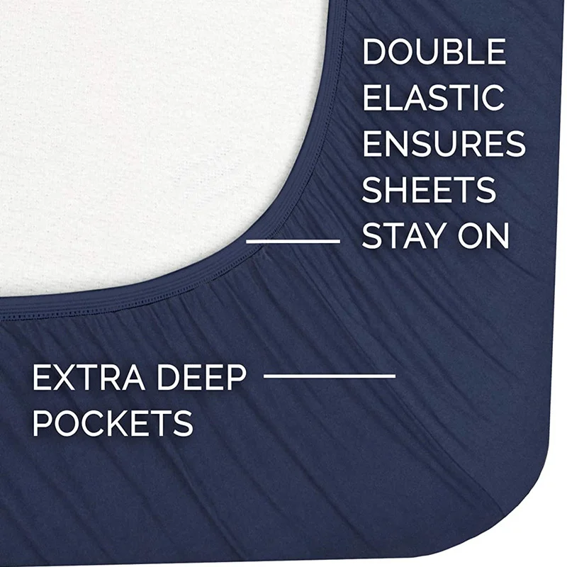 Wholesale Queen Size Sheet Set 4 Piece Hotel Luxury White Bed Sheets Soft Deep Pockets Designer Breathable Cooling Bedding Set