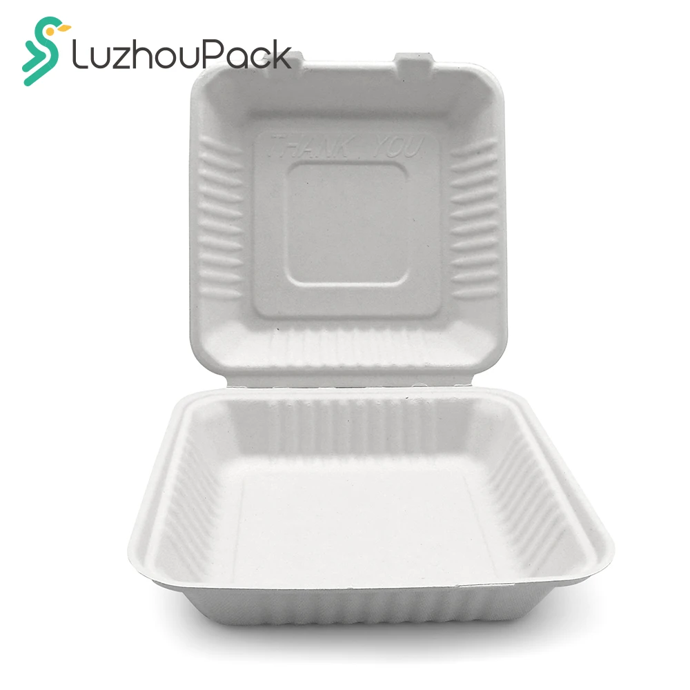 LuzhouPack Biodegradable non pfas food packaging disposable containers with lids best food containers
