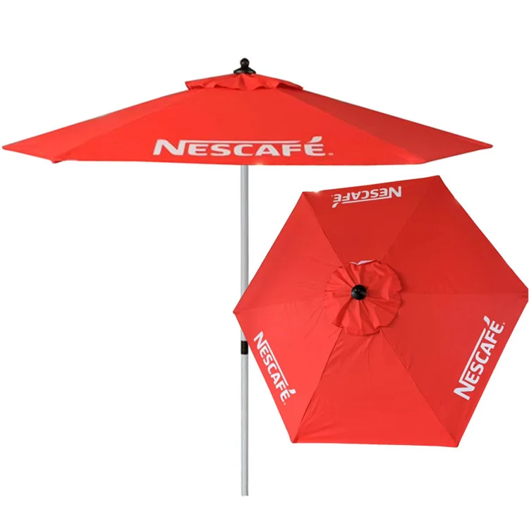 2m X 2m Customized Beer Promotional Patio Umbrella Garden Umbrella Parasol
