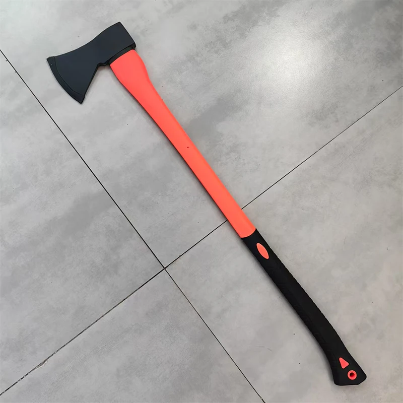 Fire axe with plastic handle high carbon steel Logging axe multi-purpose axe