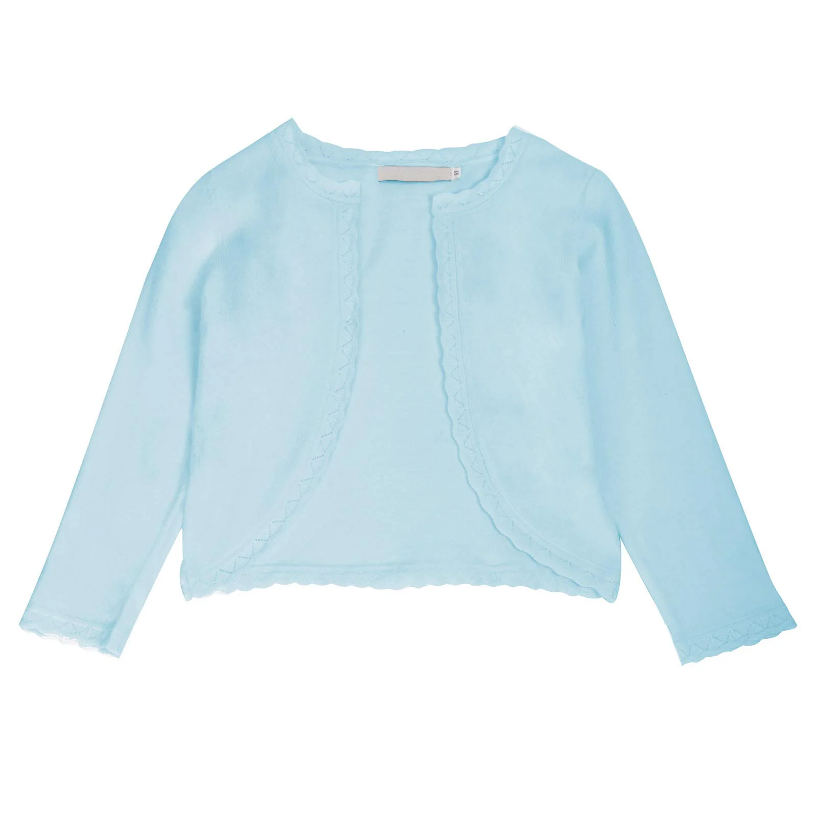 Girls Knit Long Sleeve Open Front Bolero Shrugs