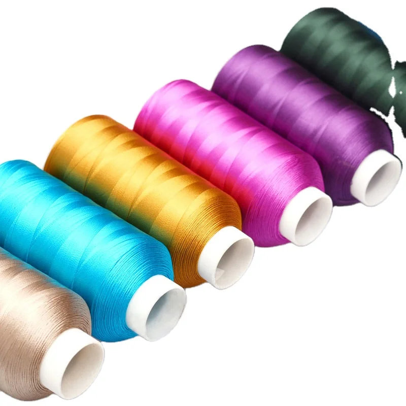 embroidery thread 100% polyester of 120D